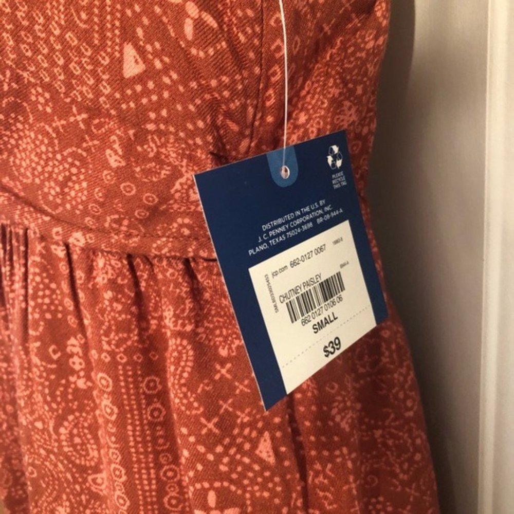 FLASH SALE ITEM! BOHO BURNT ORANGE ROMPER WITH POCKETS & CUTOUT - Picture 4 of 11